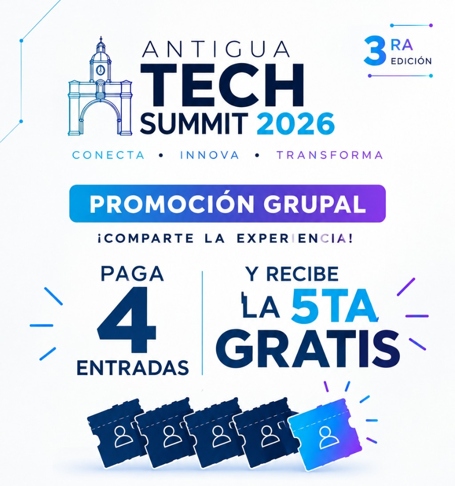 Promoción grupal: paga 4 entradas y recibe la 5ta gratis